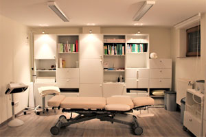 Die Liege in der  Praxis